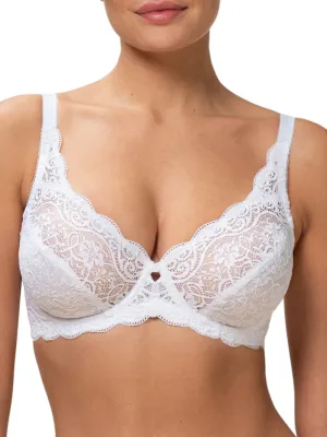 Amourette W High Apex Bra - White