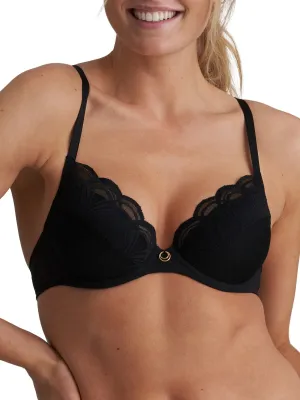 Cathia Push Up Bra - Black