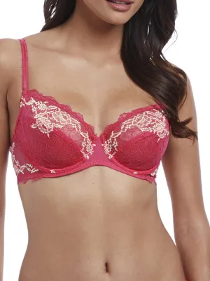 Lace Perfection Average Wire Bra - Honeysuckle