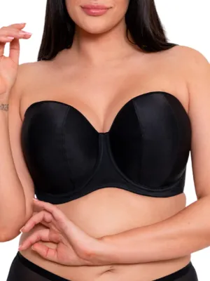 Luxe Strapless Bra - Jet Black