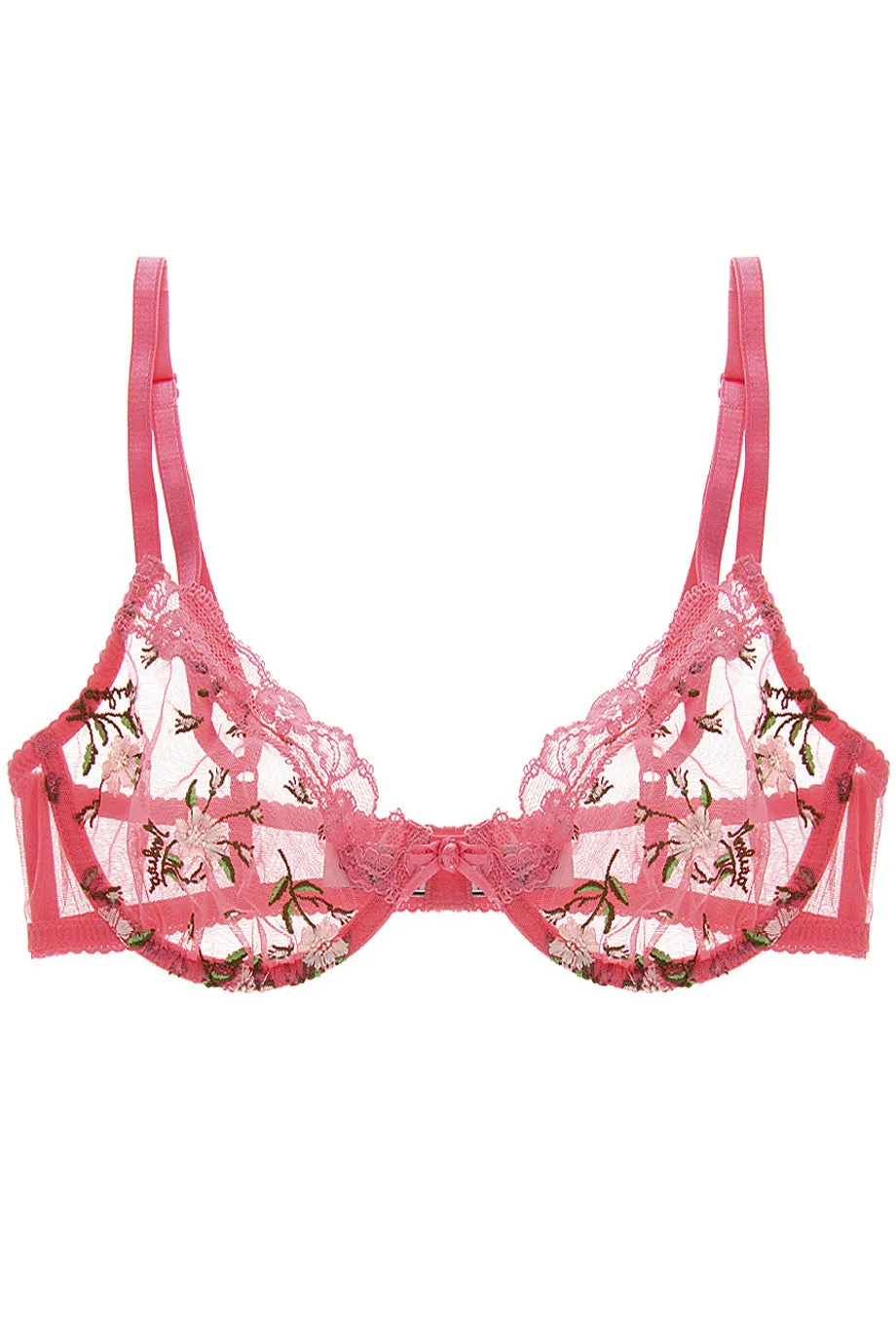 PINK Floral Bra