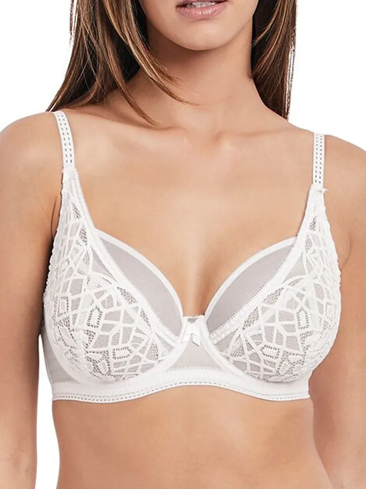 Soiree Lace High Apex Bra - White